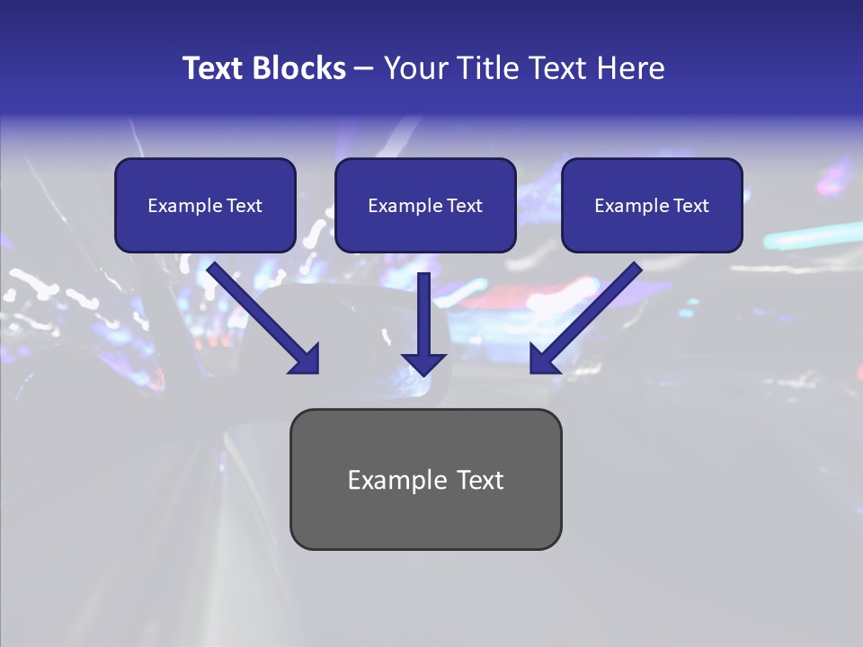 Speed Fast Glow PowerPoint Template