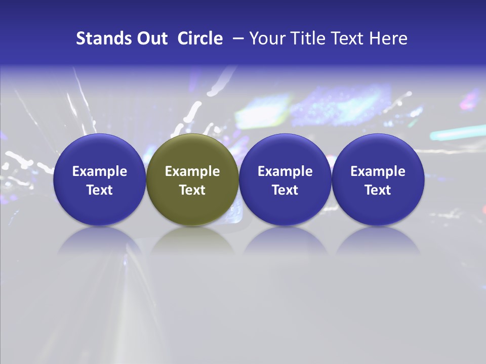 Speed Fast Glow PowerPoint Template