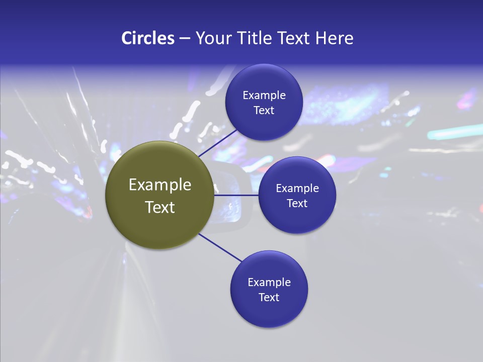 Speed Fast Glow PowerPoint Template
