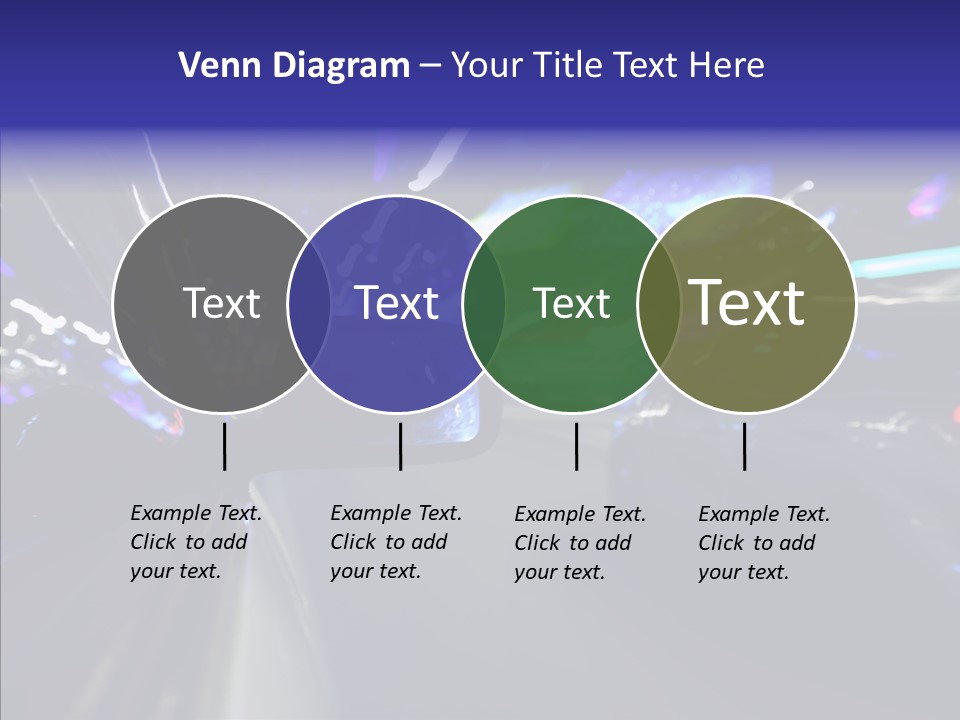 Speed Fast Glow PowerPoint Template