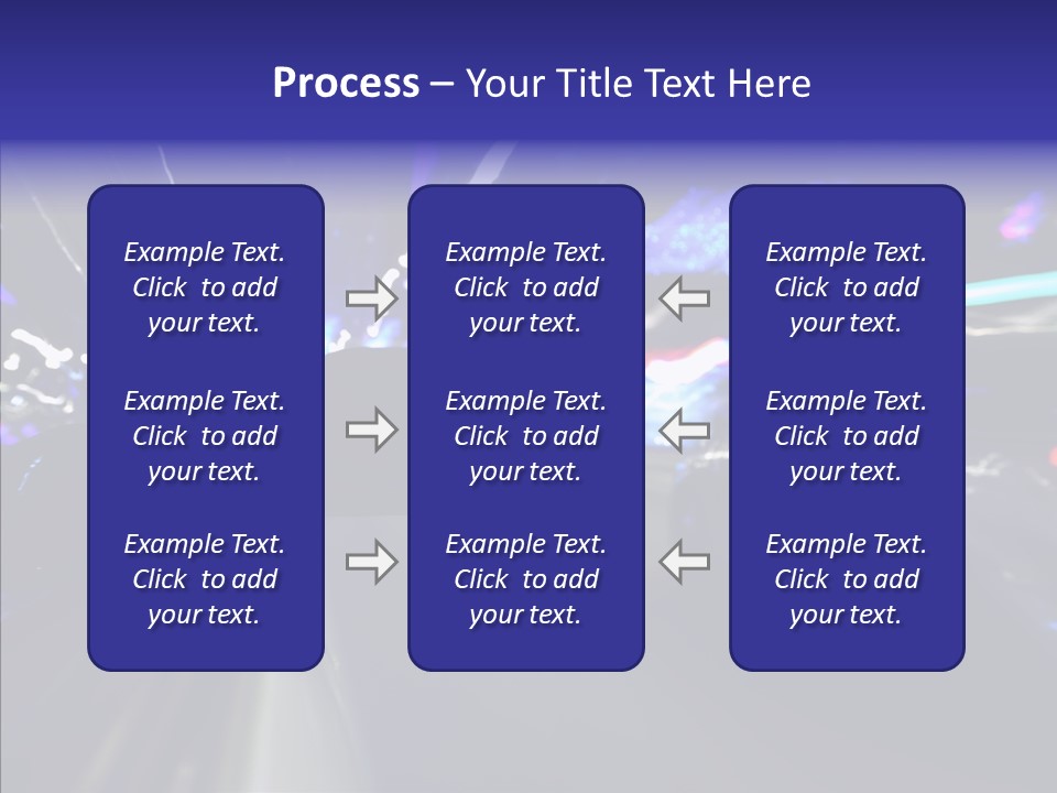 Speed Fast Glow PowerPoint Template