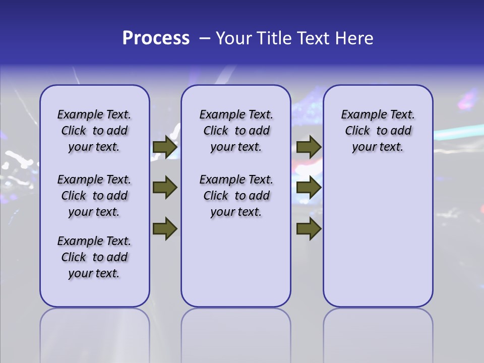 Speed Fast Glow PowerPoint Template