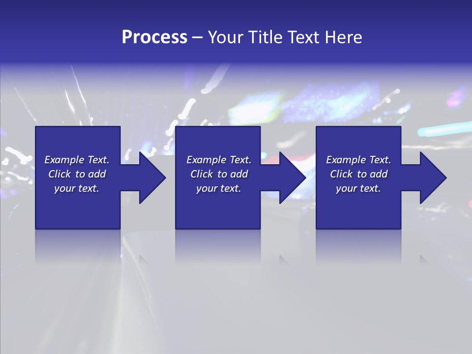 Speed Fast Glow PowerPoint Template