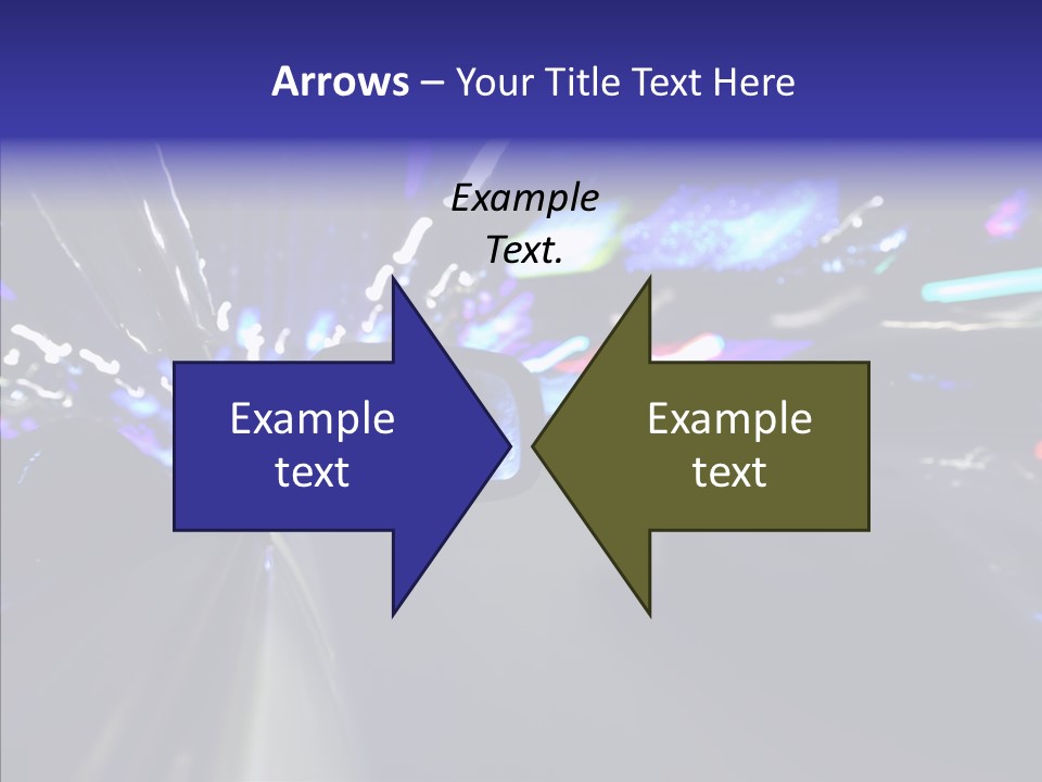 Speed Fast Glow PowerPoint Template