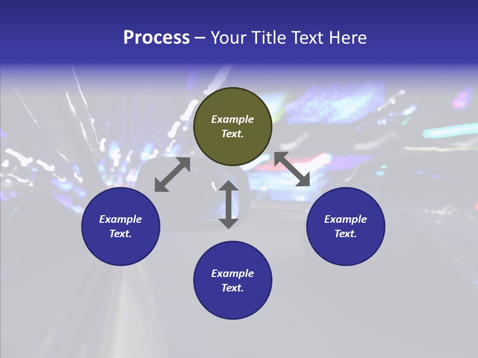 Speed Fast Glow PowerPoint Template
