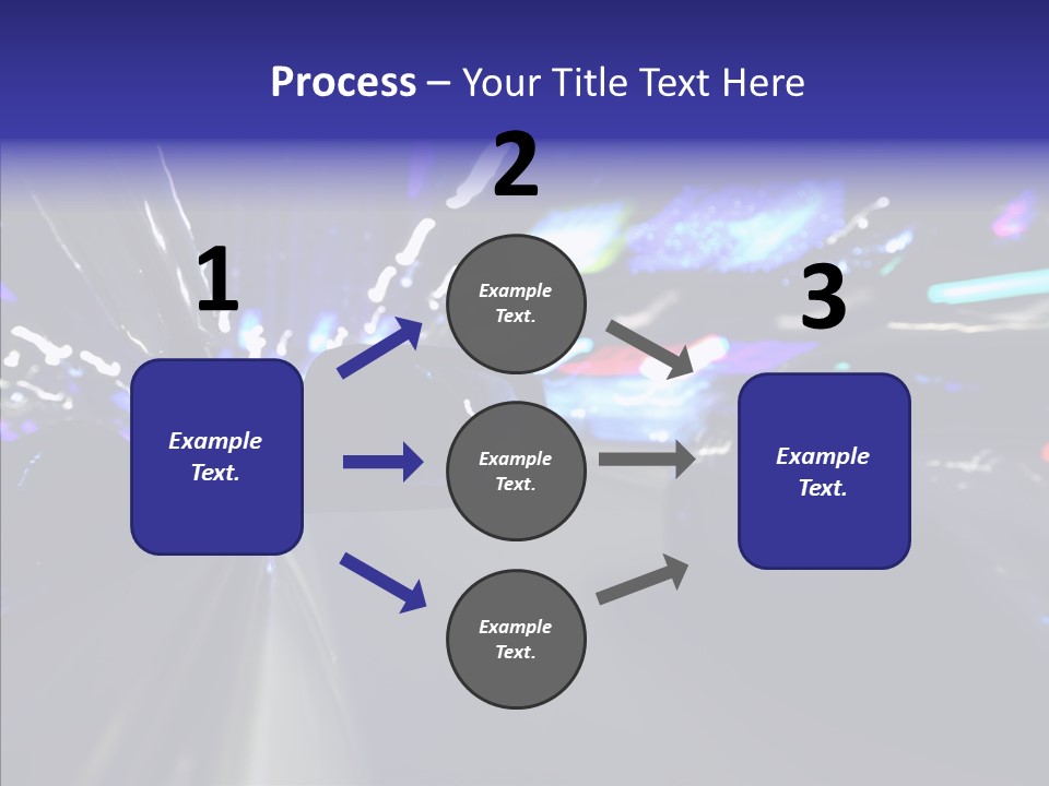 Speed Fast Glow PowerPoint Template
