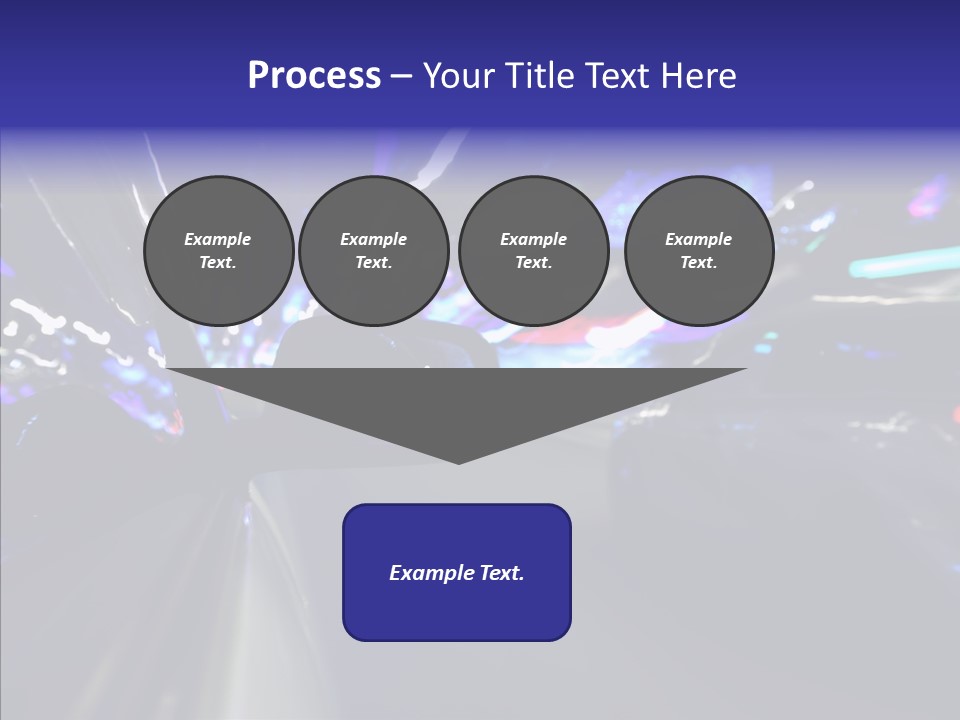 Speed Fast Glow PowerPoint Template