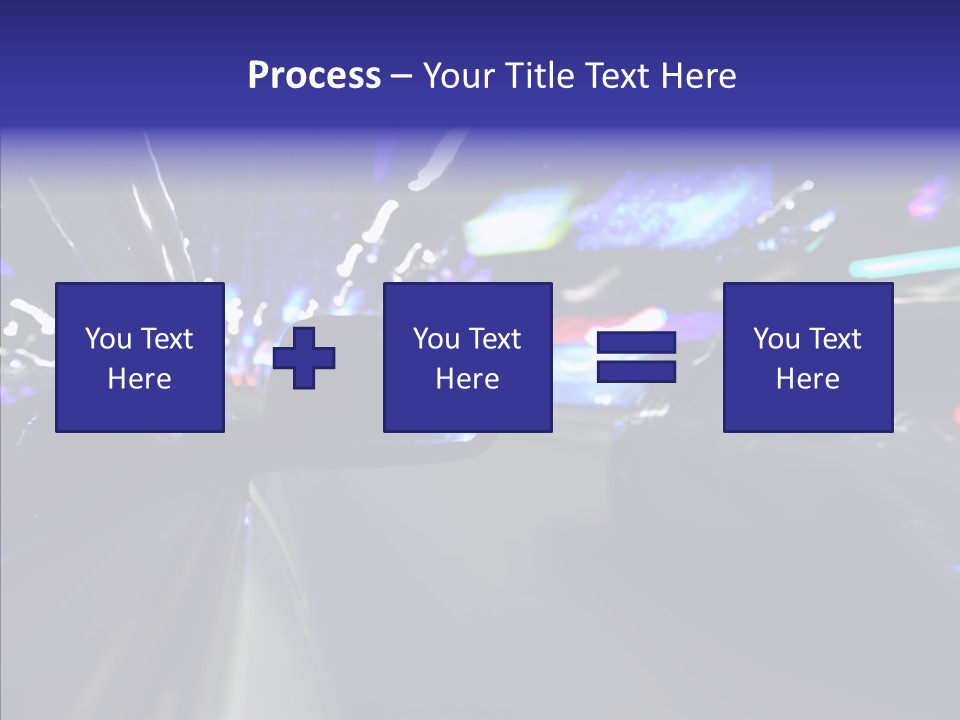 Speed Fast Glow PowerPoint Template