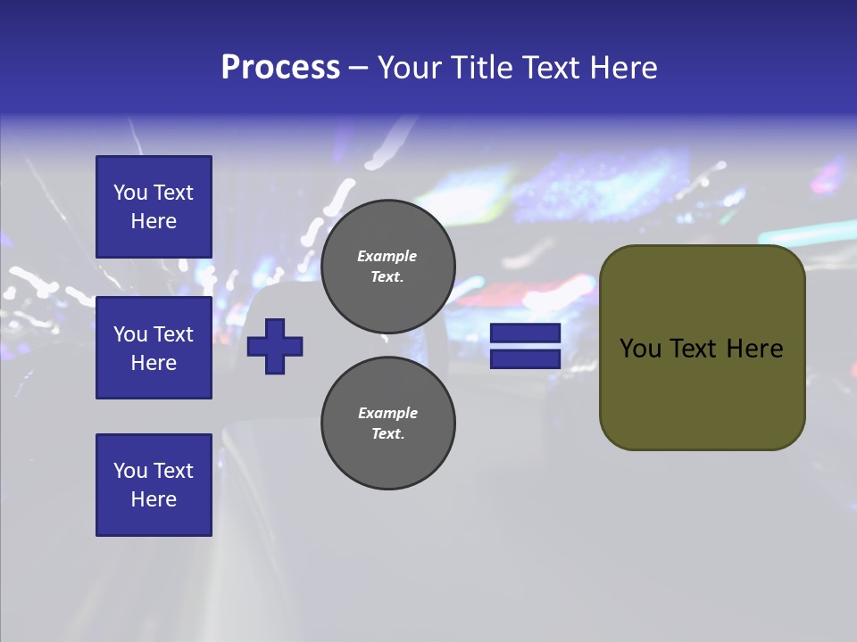Speed Fast Glow PowerPoint Template