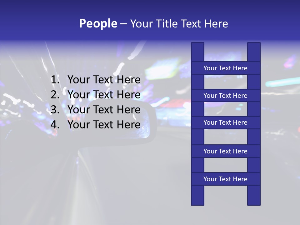 Speed Fast Glow PowerPoint Template