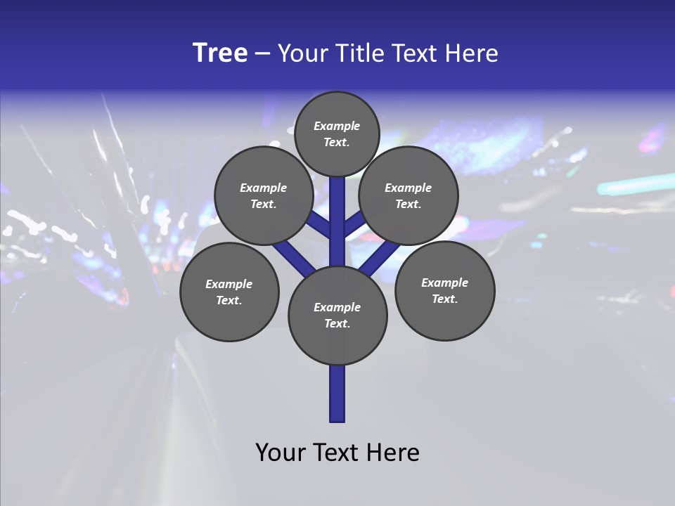 Speed Fast Glow PowerPoint Template