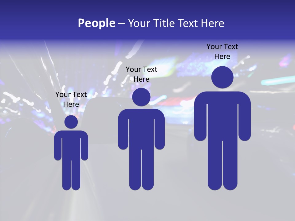 Speed Fast Glow PowerPoint Template