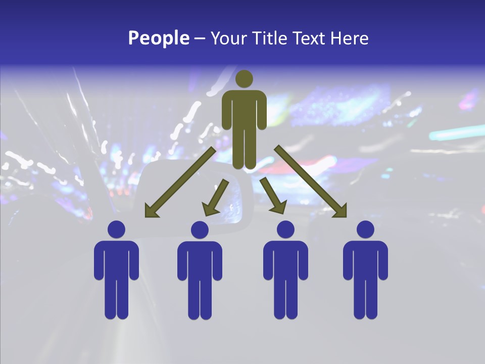 Speed Fast Glow PowerPoint Template