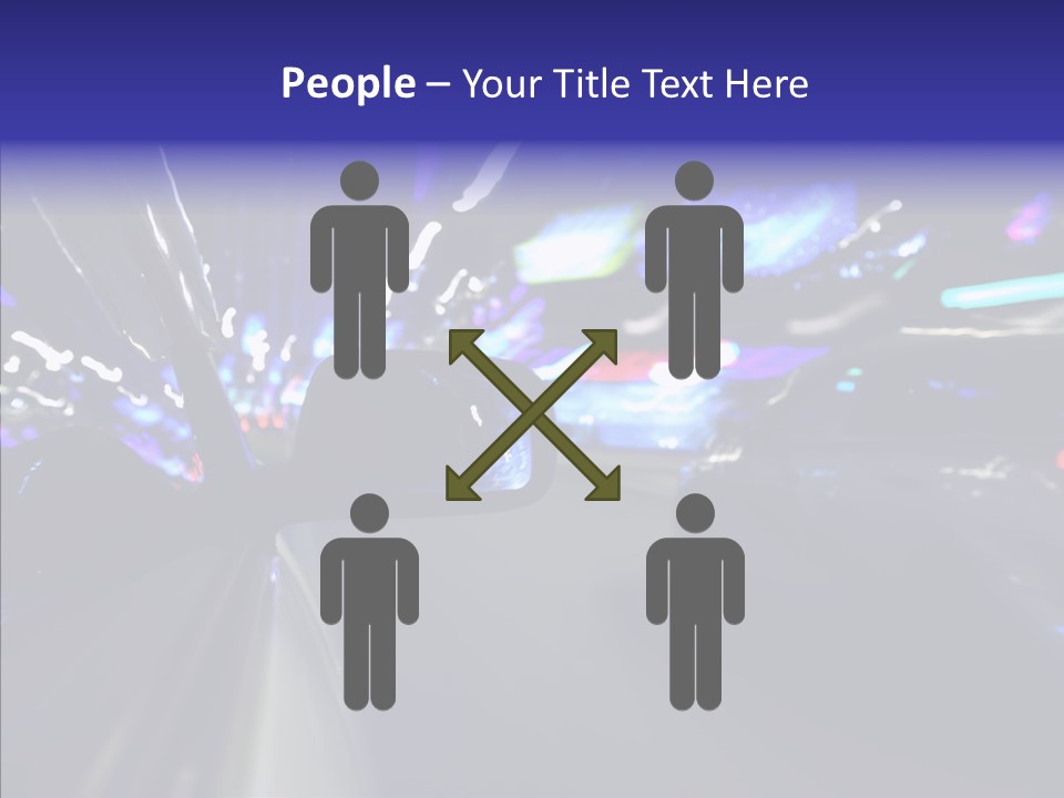 Speed Fast Glow PowerPoint Template