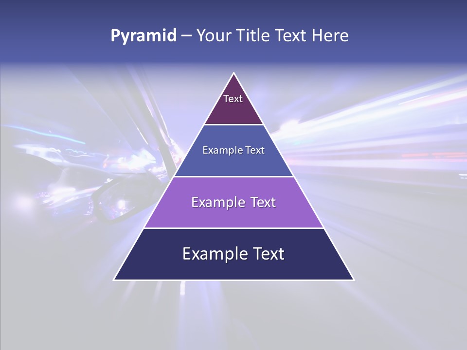 Driveway Outside Blue PowerPoint Template