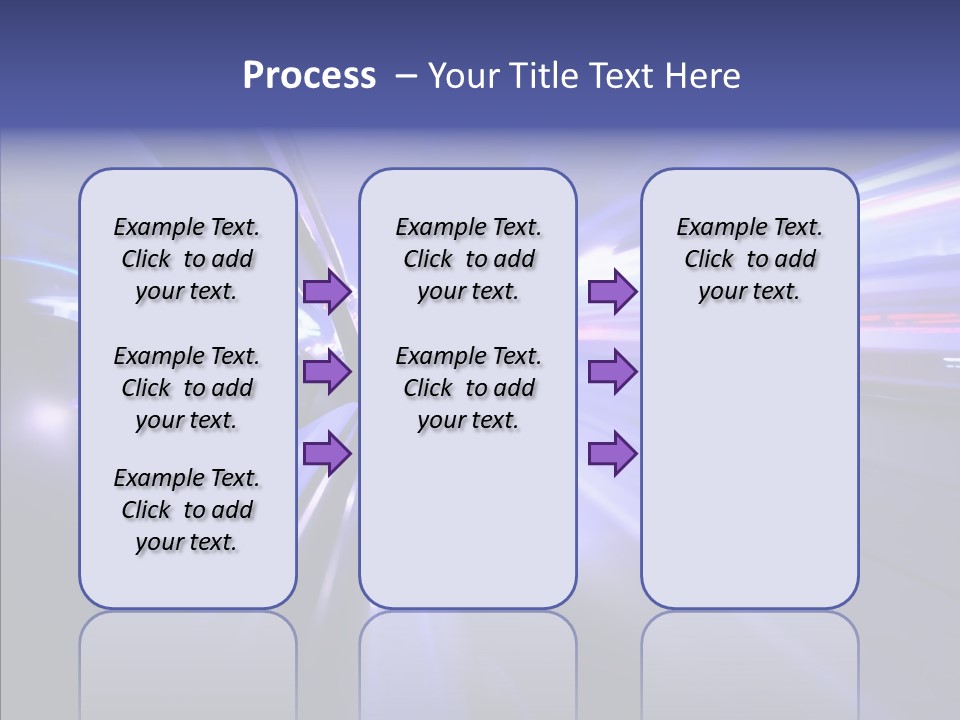 Driveway Outside Blue PowerPoint Template