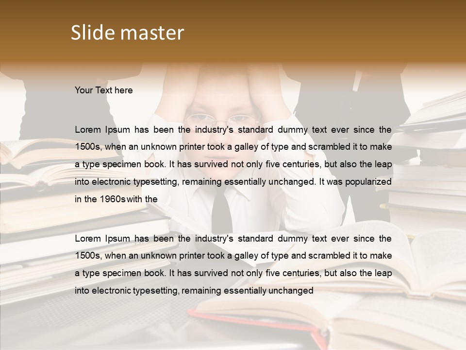 Home Childhood Woman PowerPoint Template