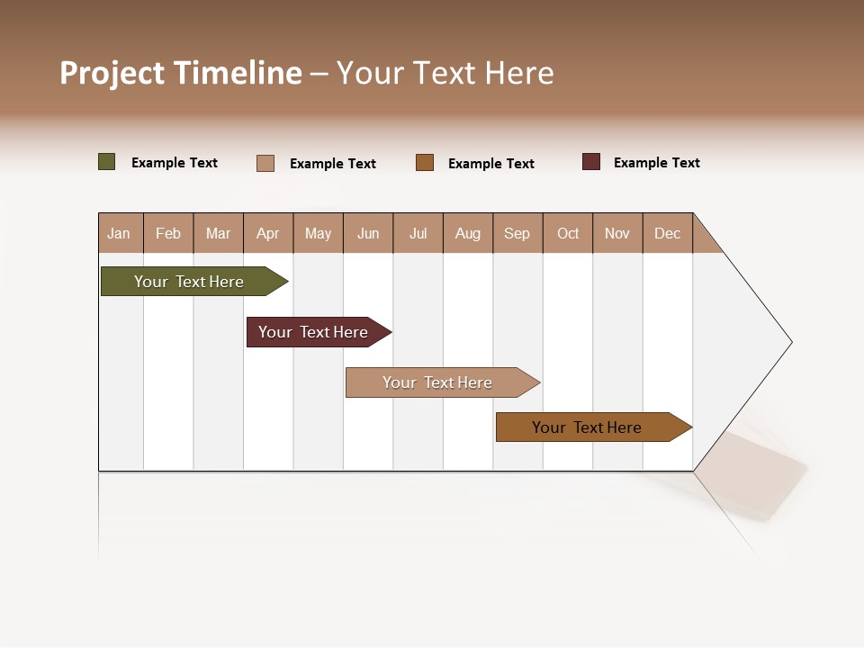 White Mug Symbol PowerPoint Template
