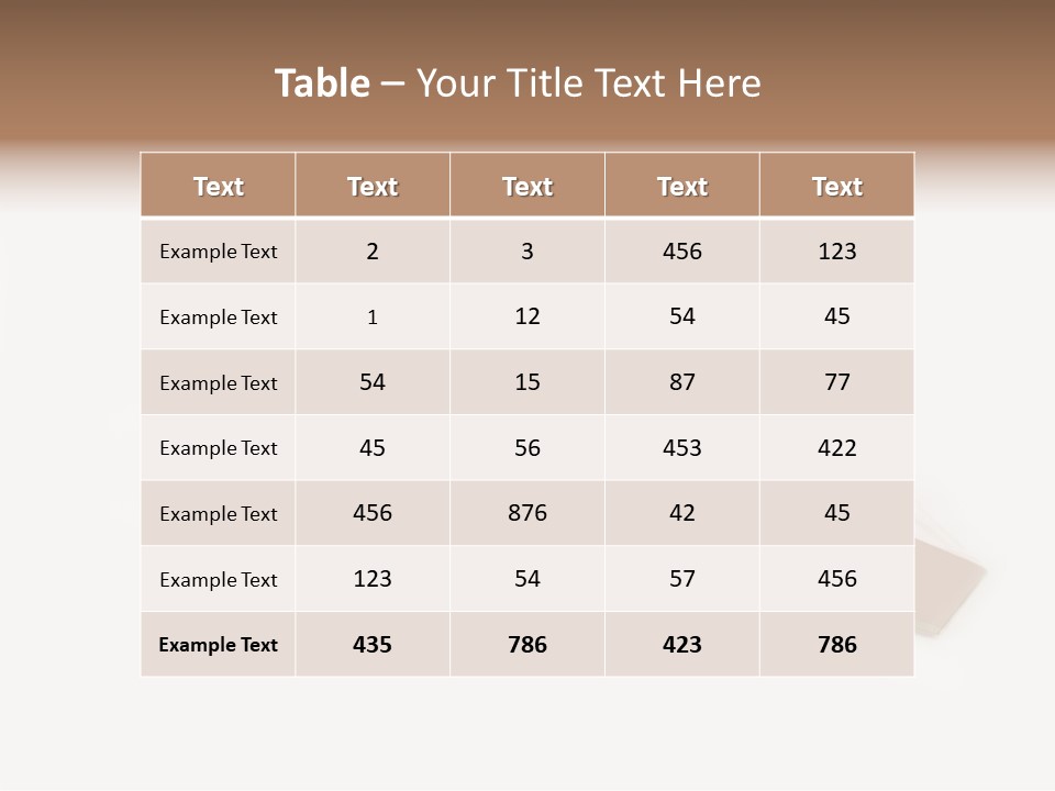 White Mug Symbol PowerPoint Template