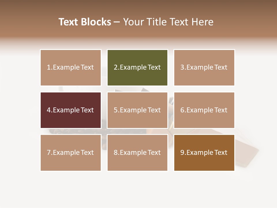 White Mug Symbol PowerPoint Template