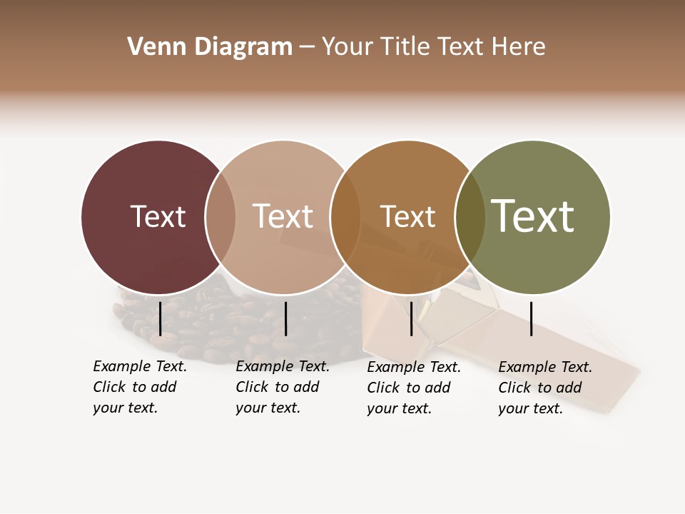 White Mug Symbol PowerPoint Template