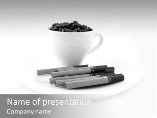 Caffeine Grain Espresso PowerPoint Template