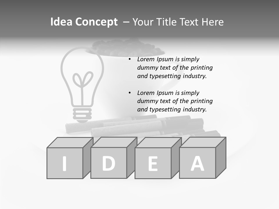 Caffeine Grain Espresso PowerPoint Template