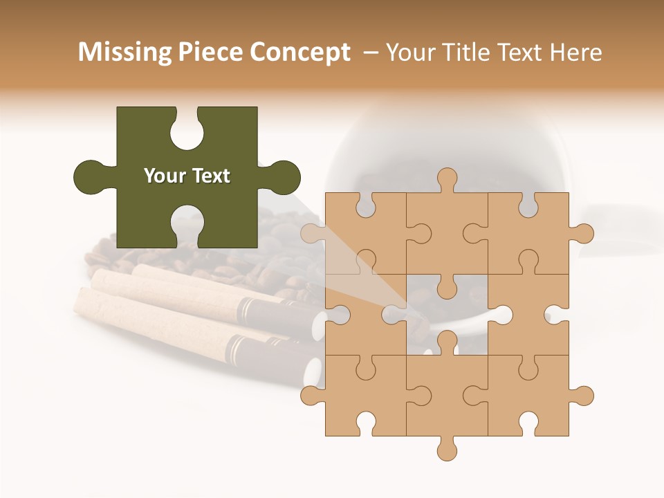 Cigar Forbidden Mug PowerPoint Template