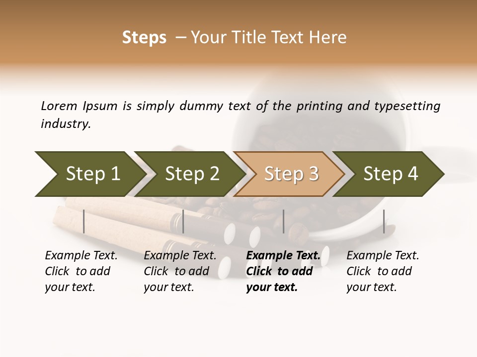 Cigar Forbidden Mug PowerPoint Template