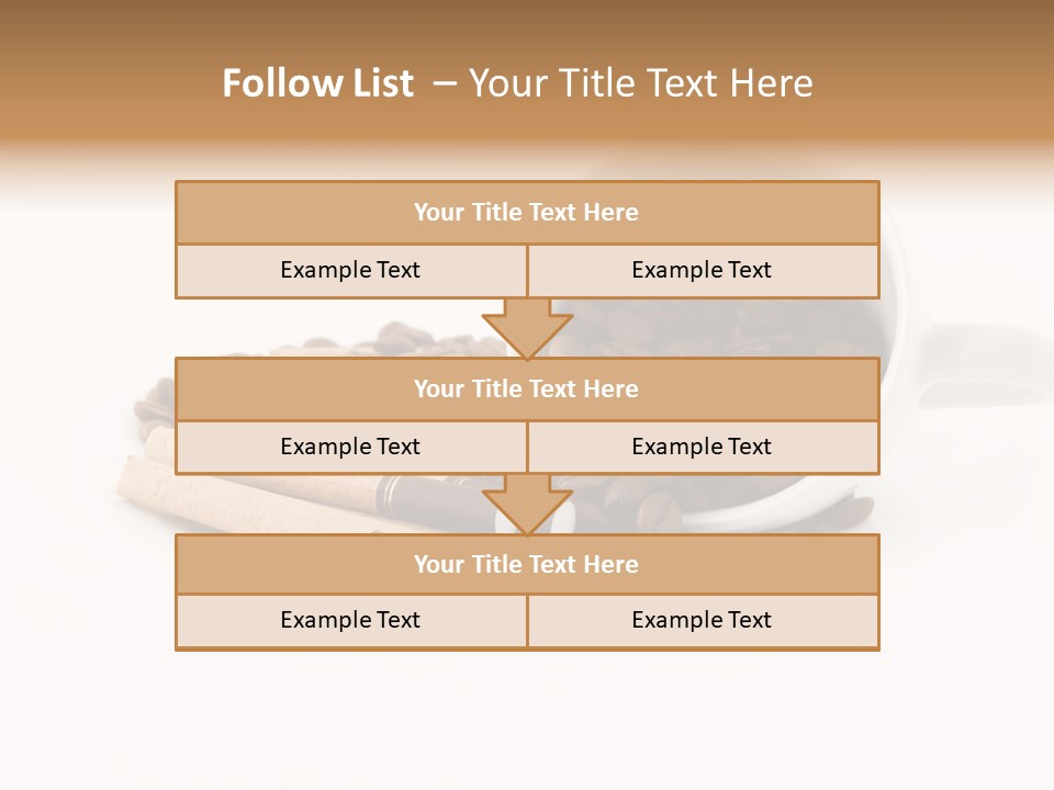Cigar Forbidden Mug PowerPoint Template