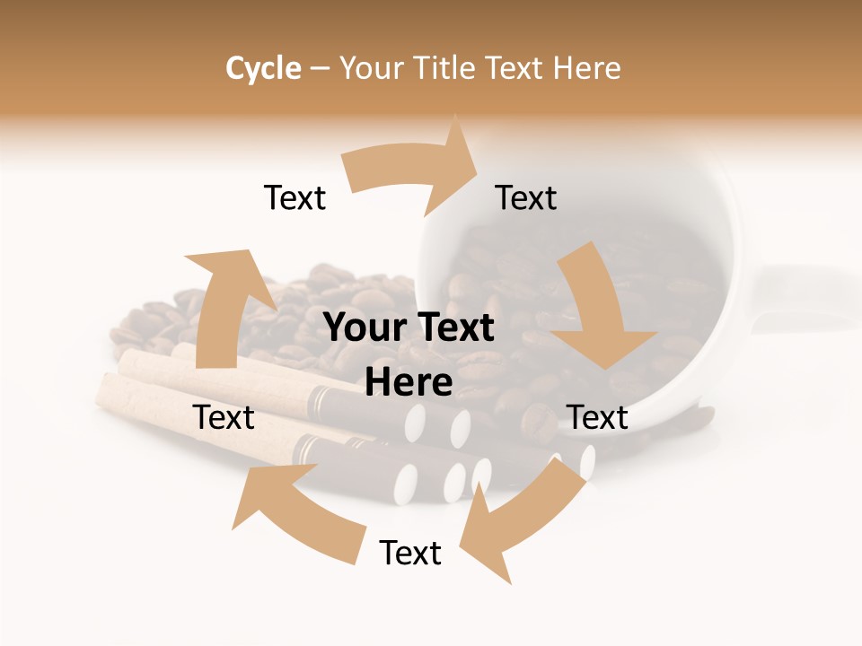 Cigar Forbidden Mug PowerPoint Template