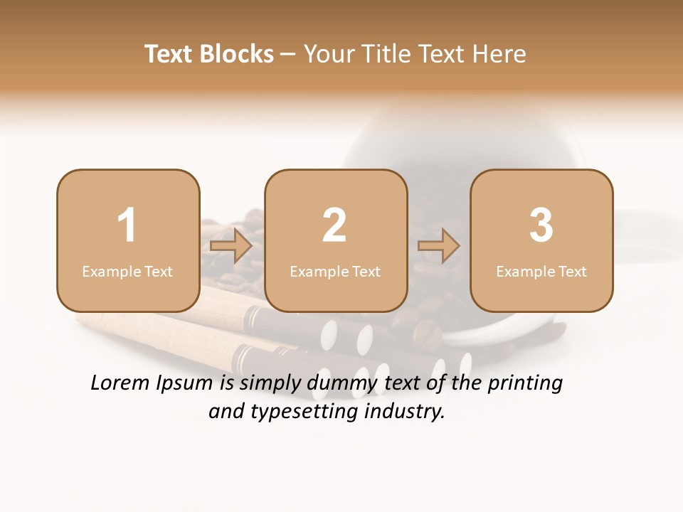 Cigar Forbidden Mug PowerPoint Template