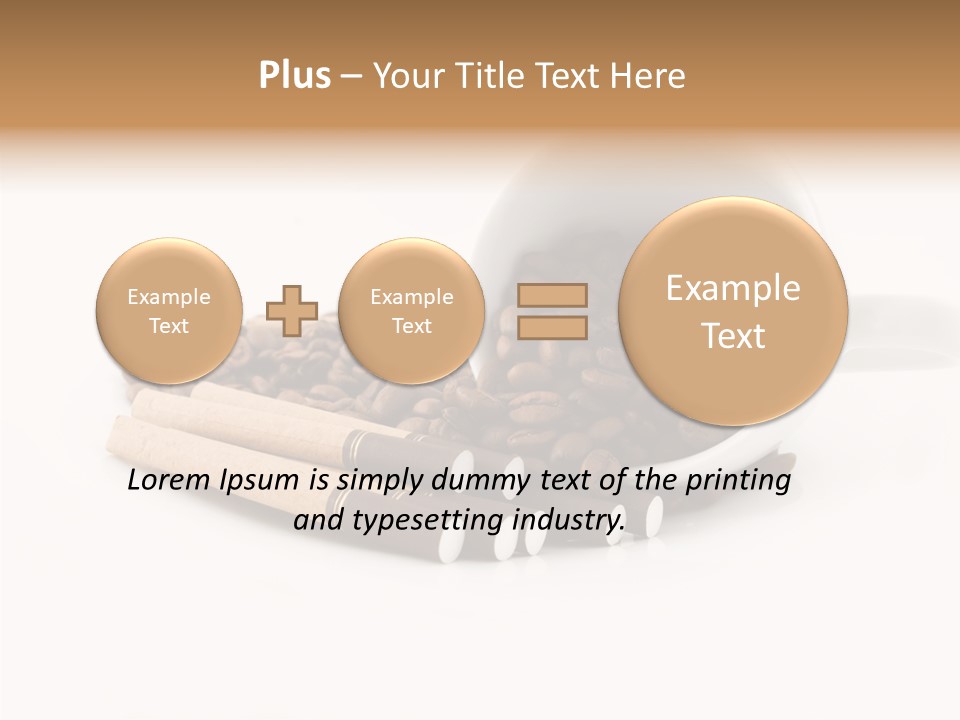 Cigar Forbidden Mug PowerPoint Template