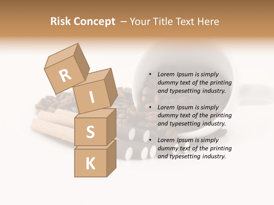 Cigar Forbidden Mug PowerPoint Template