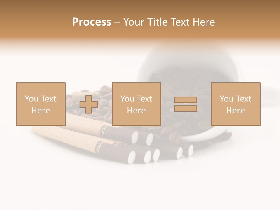 Cigar Forbidden Mug PowerPoint Template
