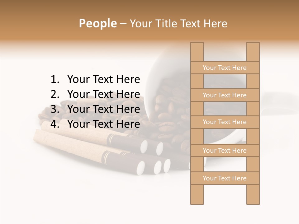 Cigar Forbidden Mug PowerPoint Template