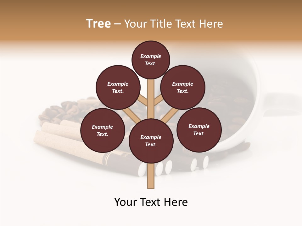 Cigar Forbidden Mug PowerPoint Template