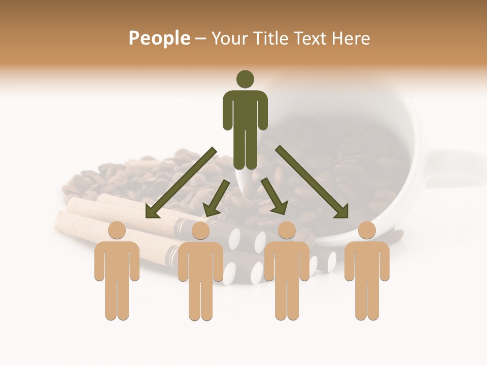 Cigar Forbidden Mug PowerPoint Template