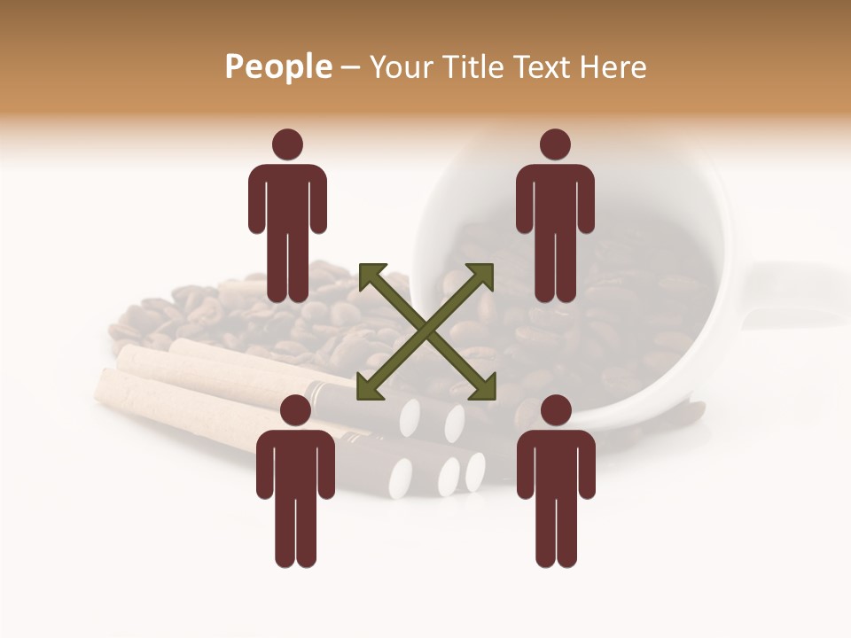 Cigar Forbidden Mug PowerPoint Template