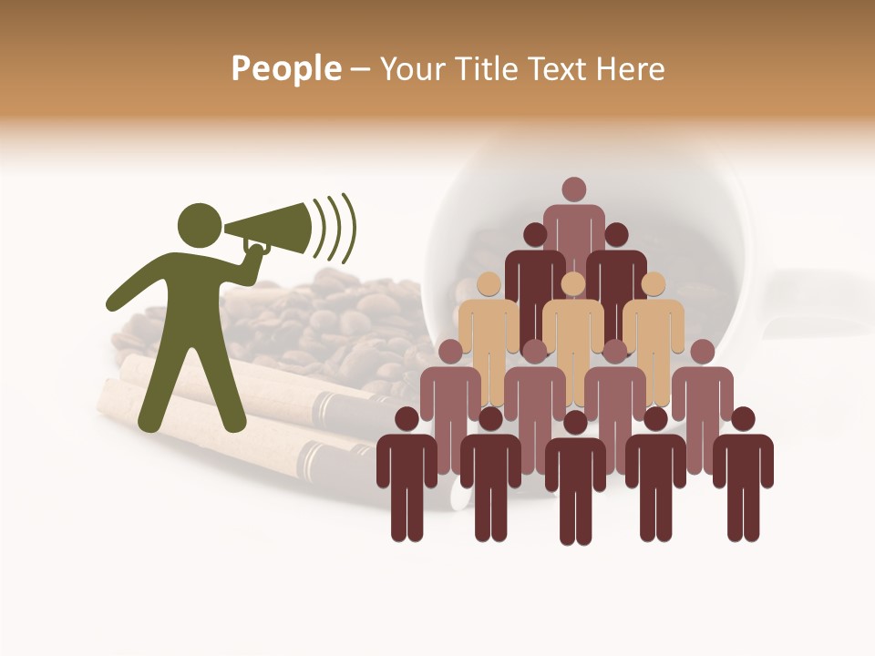 Cigar Forbidden Mug PowerPoint Template