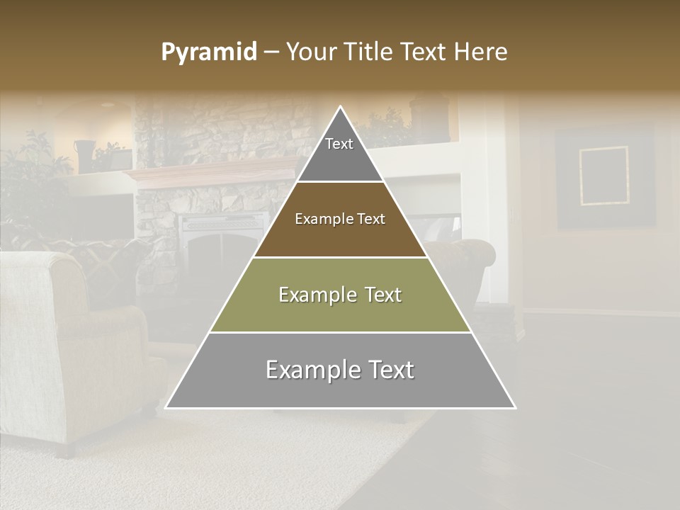 Room Flooring Brown PowerPoint Template