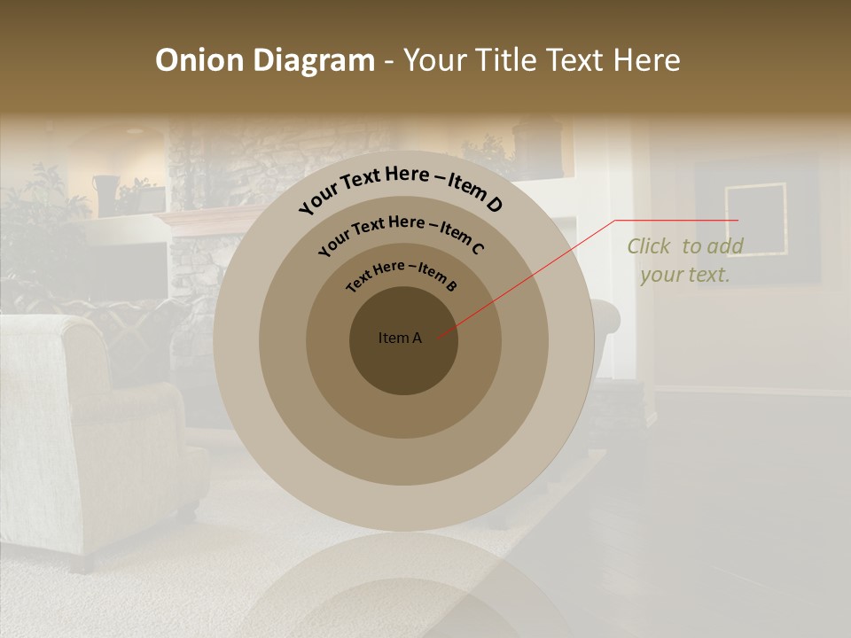 Room Flooring Brown PowerPoint Template