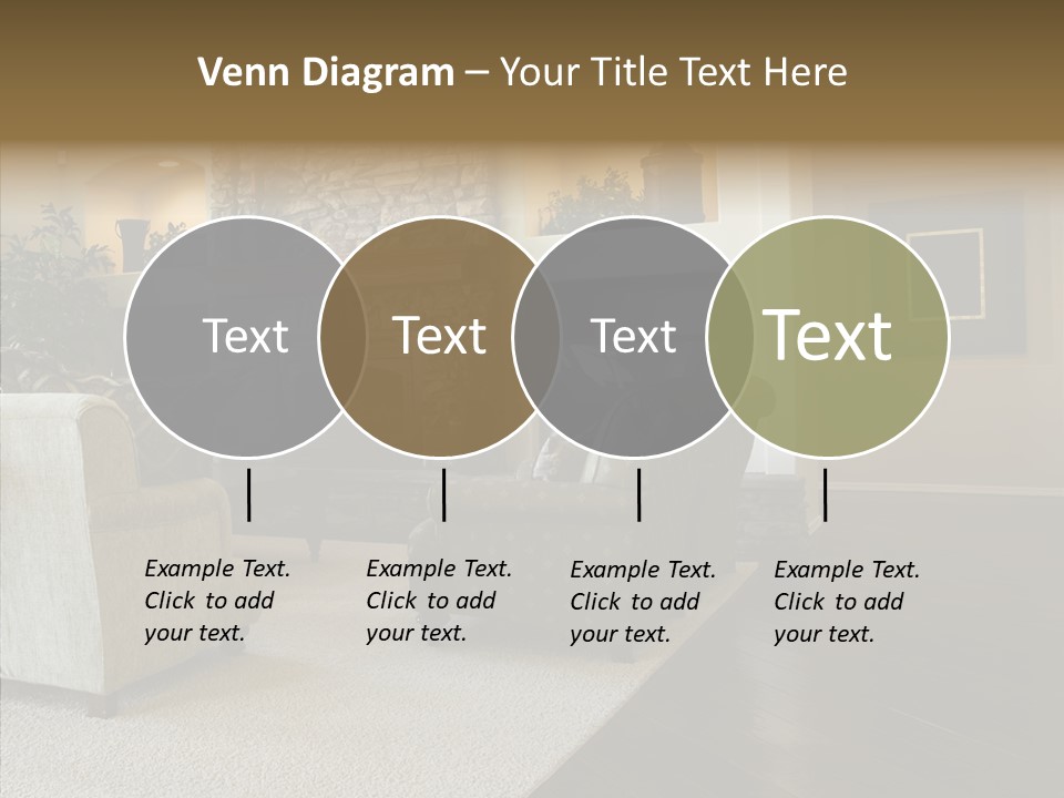 Room Flooring Brown PowerPoint Template