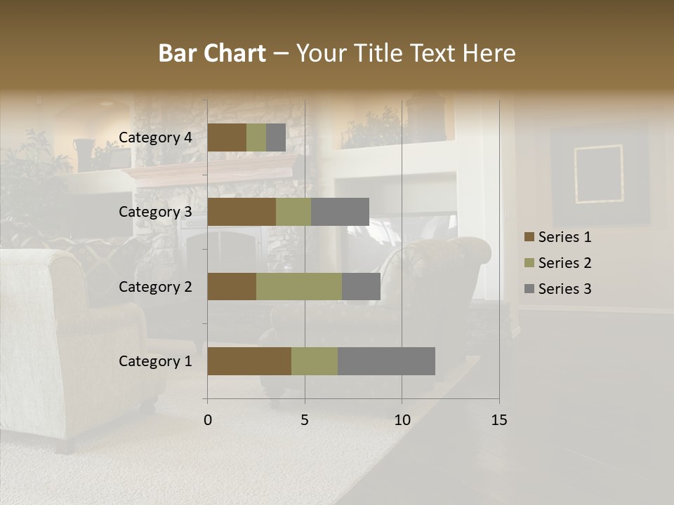 Room Flooring Brown PowerPoint Template