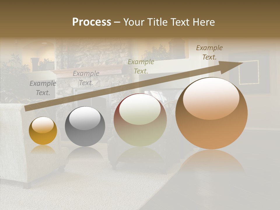 Room Flooring Brown PowerPoint Template