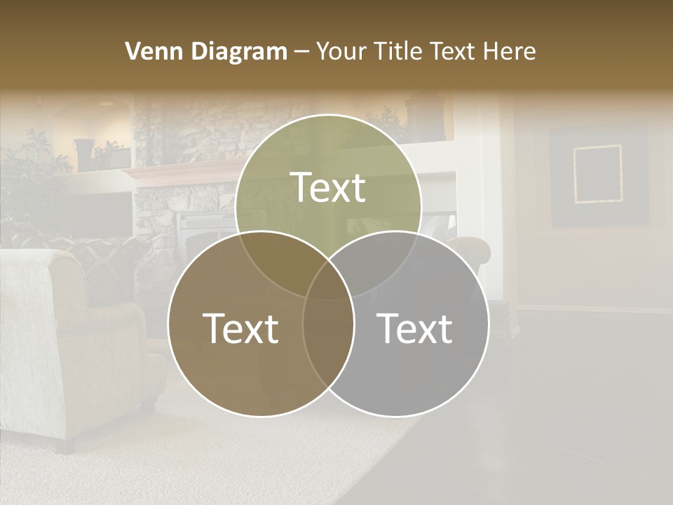 Room Flooring Brown PowerPoint Template