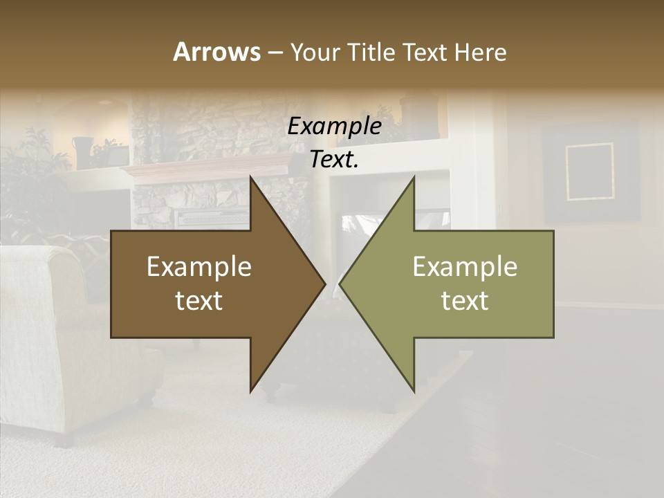 Room Flooring Brown PowerPoint Template