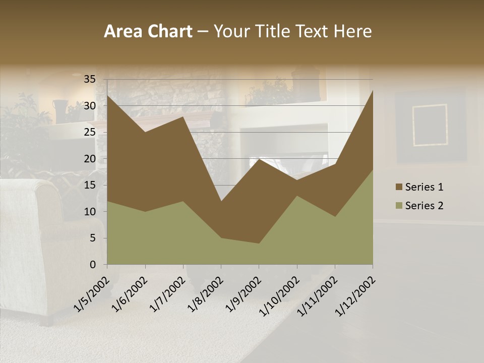 Room Flooring Brown PowerPoint Template