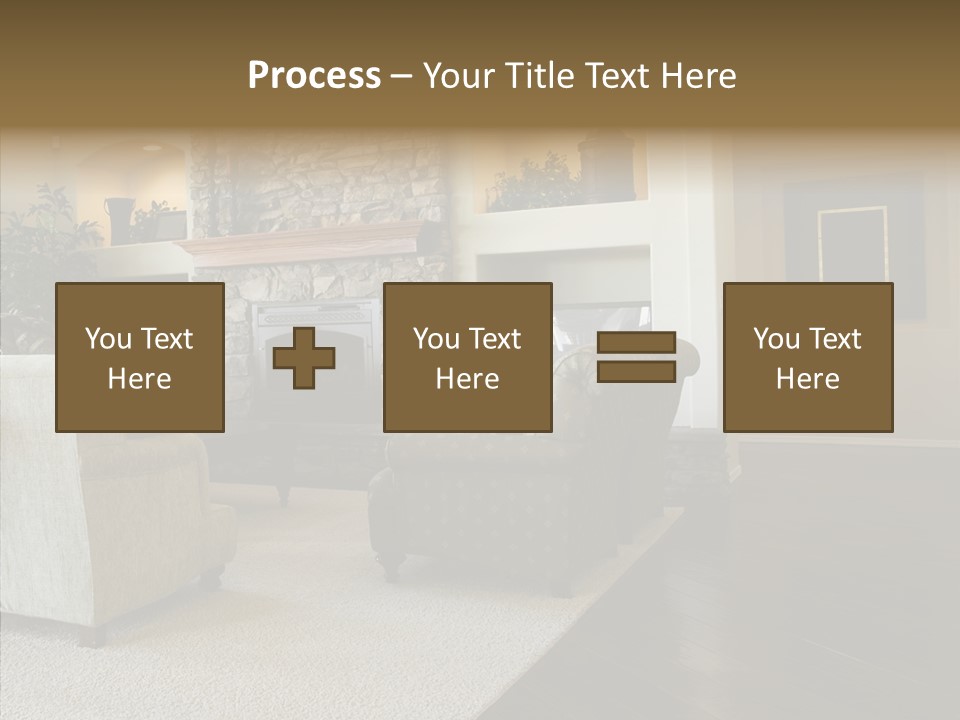 Room Flooring Brown PowerPoint Template