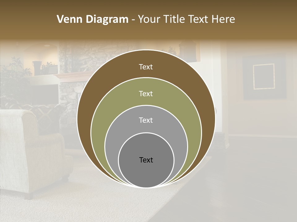 Room Flooring Brown PowerPoint Template